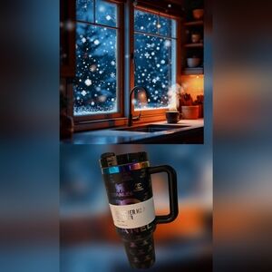 NiB Stanley Black In Metallic Purple Tumbler Nwt